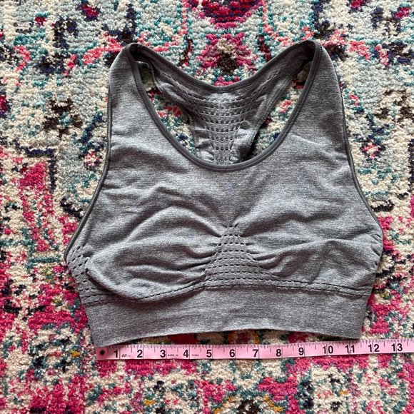 Sweaty Betty London Women's Grey Stamina Seamless Sports Bra Size Large - Picture 6 of 6